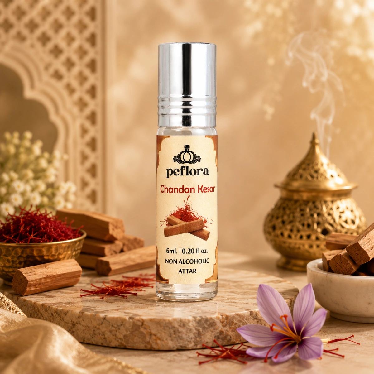 Peflora Chandan Kesar Attar