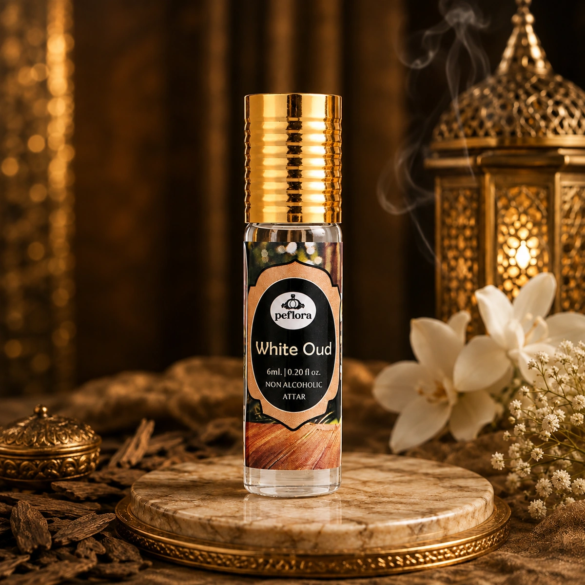 Peflora White Oud Attar